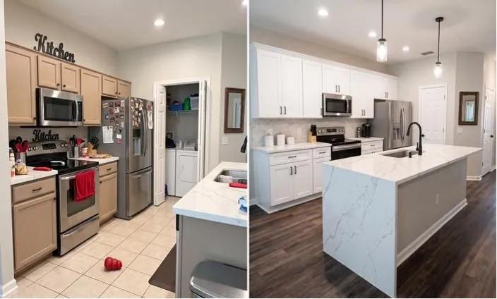 Kitchen transformation: Builder-grade basic to Chef's dream kitchen