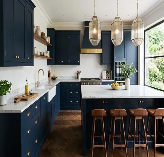 Navy Bold + Gold