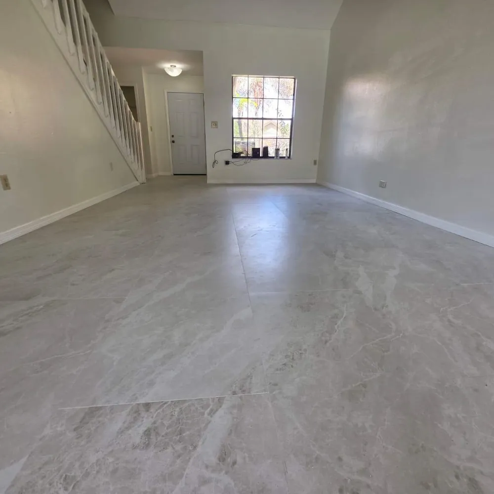 Marble-Look Tile Flooring in Kissimmee, FL