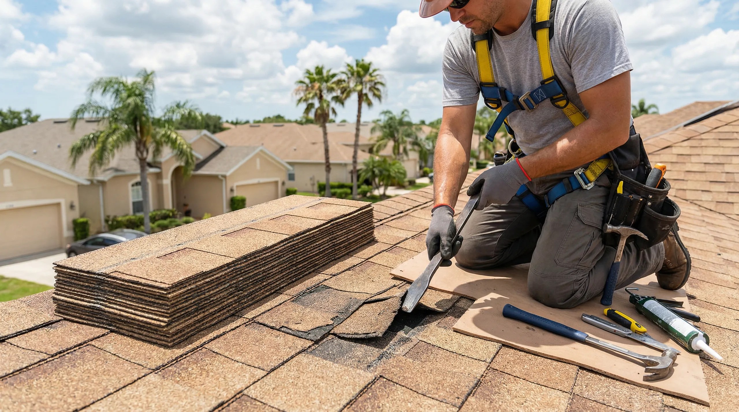 Roof repair service